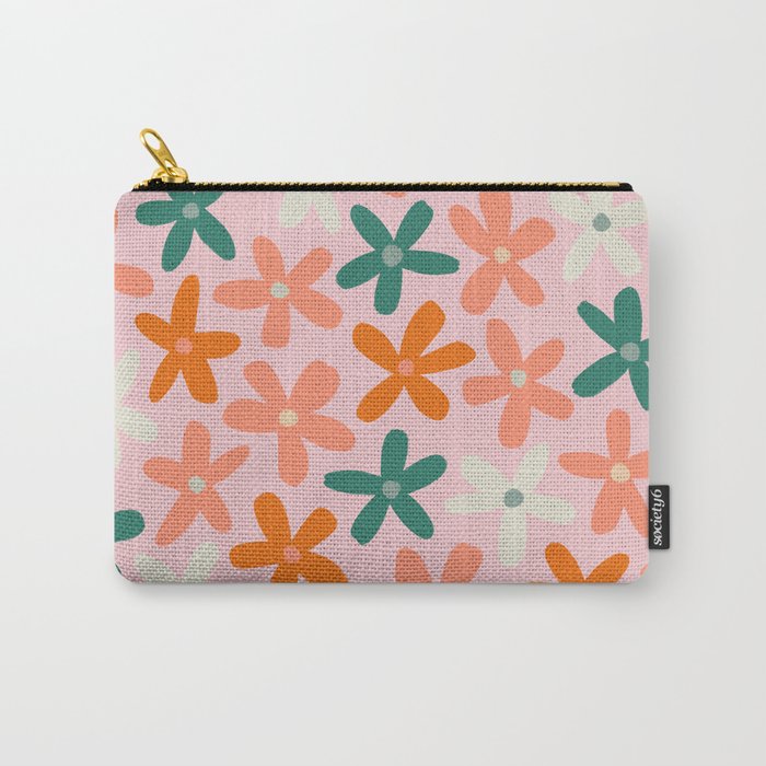 Tiny Flower Pattern #3 Carry All Pouch Gallery Image 1