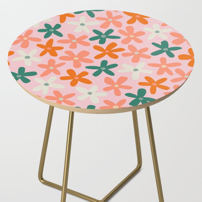 Tiny Flower Pattern #3 Side Table Gallery Image 2