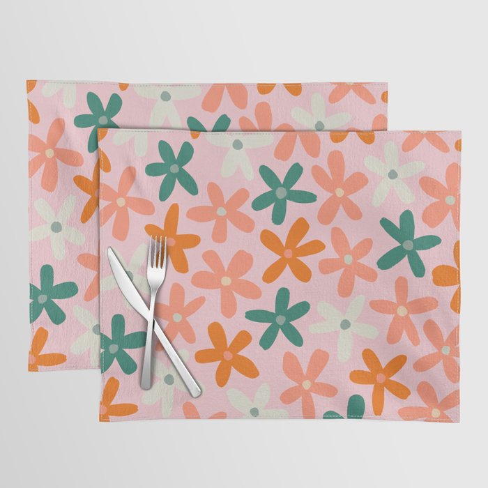 Tiny Flower Pattern #3 Placemat Gallery Image 1