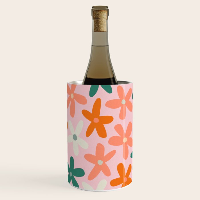 Tiny Flower Pattern #3 Wine Chiller Gallery Image 2