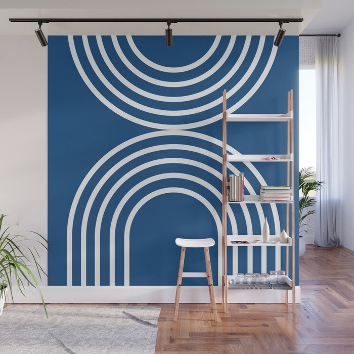 Balance - blue Wall Mural Gallery Image 1