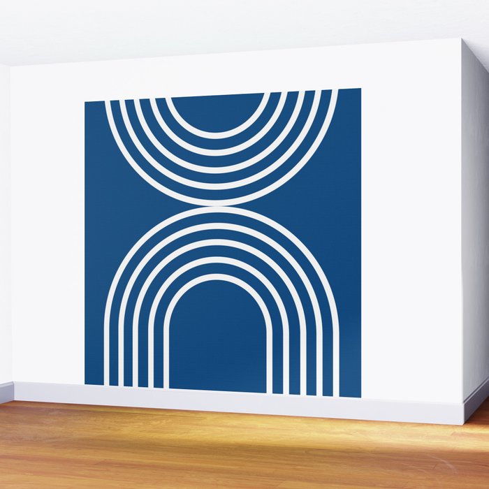 Balance - blue Wall Mural Gallery Image 2