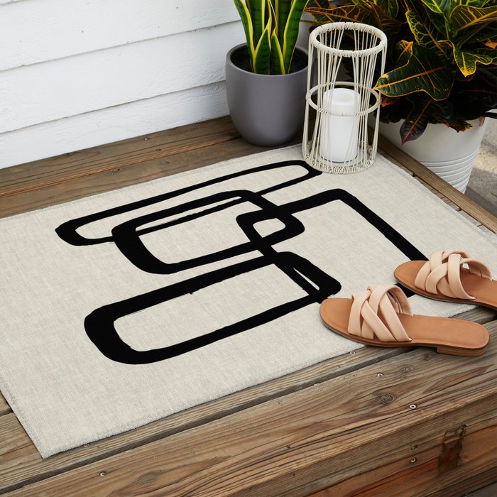 Mod Ink Outdoor Rug Gallery Image 2