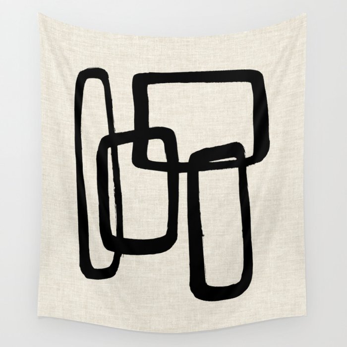 Mod Ink Wall Tapestry Gallery Image 4