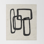 Mod Ink Throw Blanket Gallery Image 2