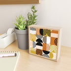 abstract checker lines modern Mini Art Print Gallery Image 2
