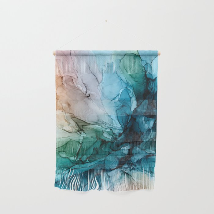 Salty Shores Abstract Painting Wall Hanging Gallery Image 1