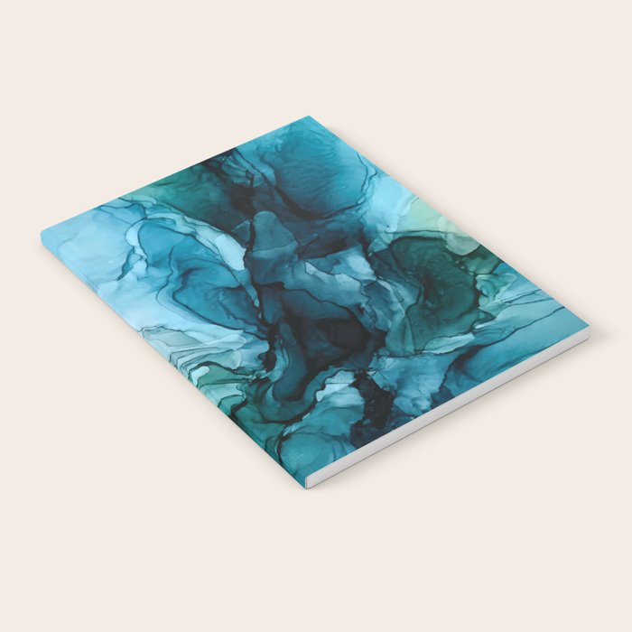 Salty Shores Abstract Painting Notebook Gallery Image 2