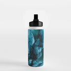 Salty Shores Abstract Painting Water Bottle Gallery Image 2