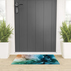 Salty Shores Abstract Painting Welcome Mat Gallery Image 3