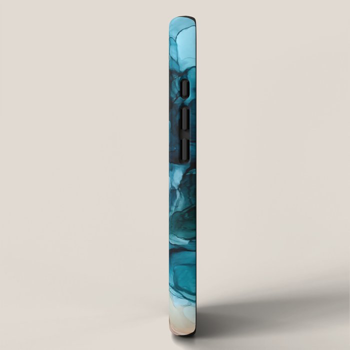 Salty Shores Abstract Painting iPhone Case Gallery Image 2