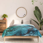 Salty Shores Abstract Painting Comforter Gallery Image 3
