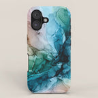 Salty Shores Abstract Painting iPhone Case Gallery Image 1