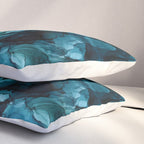Salty Shores Abstract Painting Pillow Sham Gallery Image 3