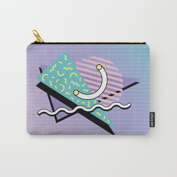 Memphis pattern 76 - 80s / 90s Retro Carry All Pouch Gallery Image 1