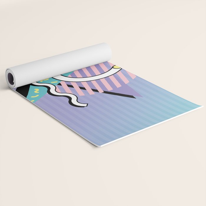 Memphis pattern 76 - 80s / 90s Retro Yoga Mat Gallery Image 2