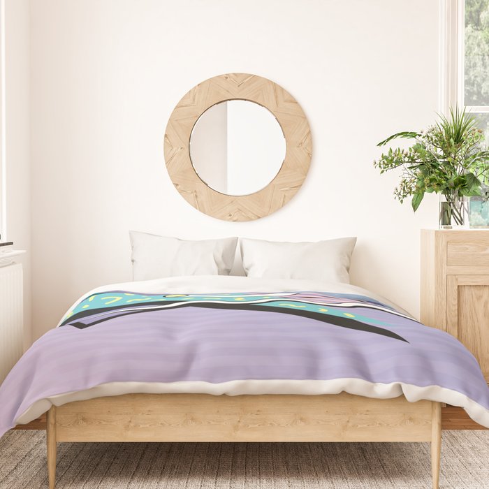 Memphis pattern 76 - 80s / 90s Retro Duvet Cover Gallery Image 3