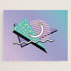 Memphis pattern 76 - 80s / 90s Retro Jigsaw Puzzle Gallery Image 1