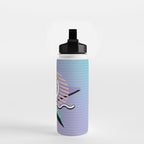 Memphis pattern 76 - 80s / 90s Retro Water Bottle Gallery Image 2