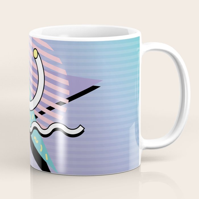 Memphis pattern 76 - 80s / 90s Retro Coffee Mug Gallery Image 1