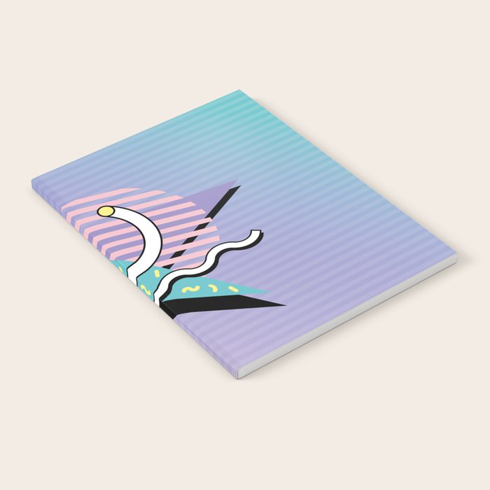 Memphis pattern 76 - 80s / 90s Retro Notebook Gallery Image 2