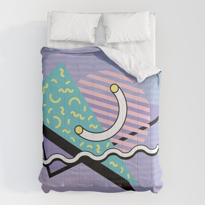 Memphis pattern 76 - 80s / 90s Retro Comforter Gallery Image 6