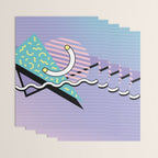 Memphis pattern 76 - 80s / 90s Retro Wrapping Paper Gallery Image 3