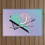 Memphis pattern 76 - 80s / 90s Retro Outdoor Rug Gallery Image 1