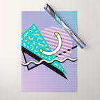 Memphis pattern 76 - 80s / 90s Retro Wrapping Paper Gallery Image 1