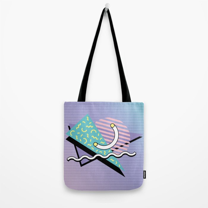 Memphis pattern 76 - 80s / 90s Retro Tote Bag Gallery Image 2