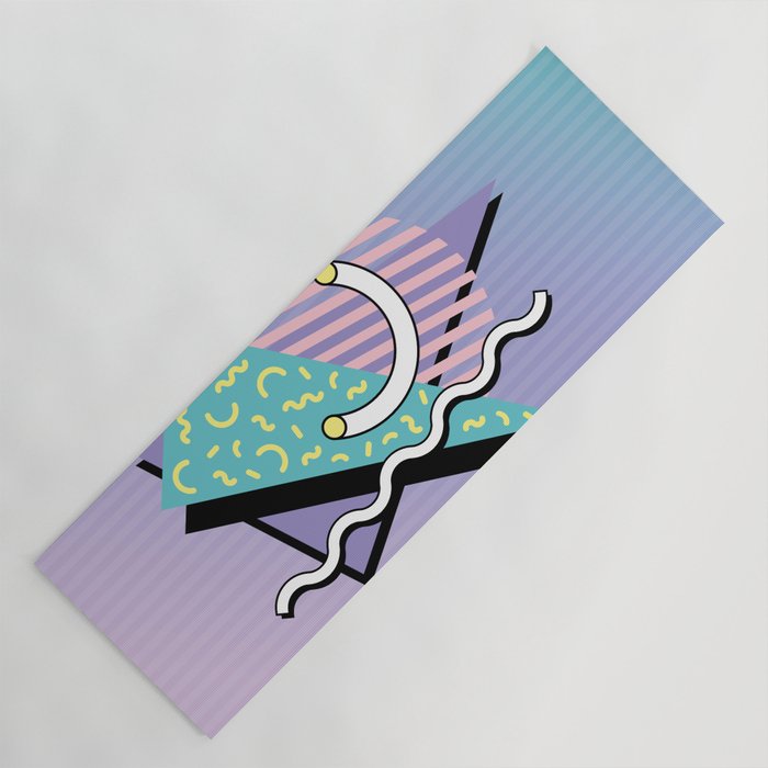 Memphis pattern 76 - 80s / 90s Retro Yoga Mat Gallery Image 1