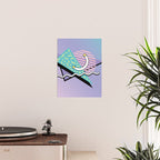 Memphis pattern 76 - 80s / 90s Retro Poster Gallery Image 2