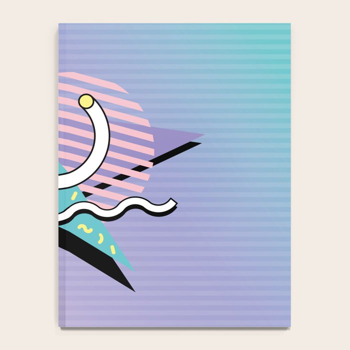 Memphis pattern 76 - 80s / 90s Retro Notebook Gallery Image 4