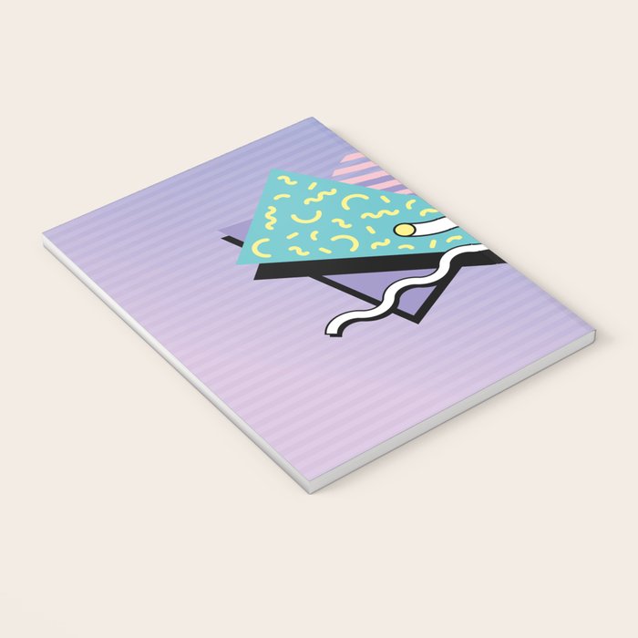 Memphis pattern 76 - 80s / 90s Retro Notebook Gallery Image 3