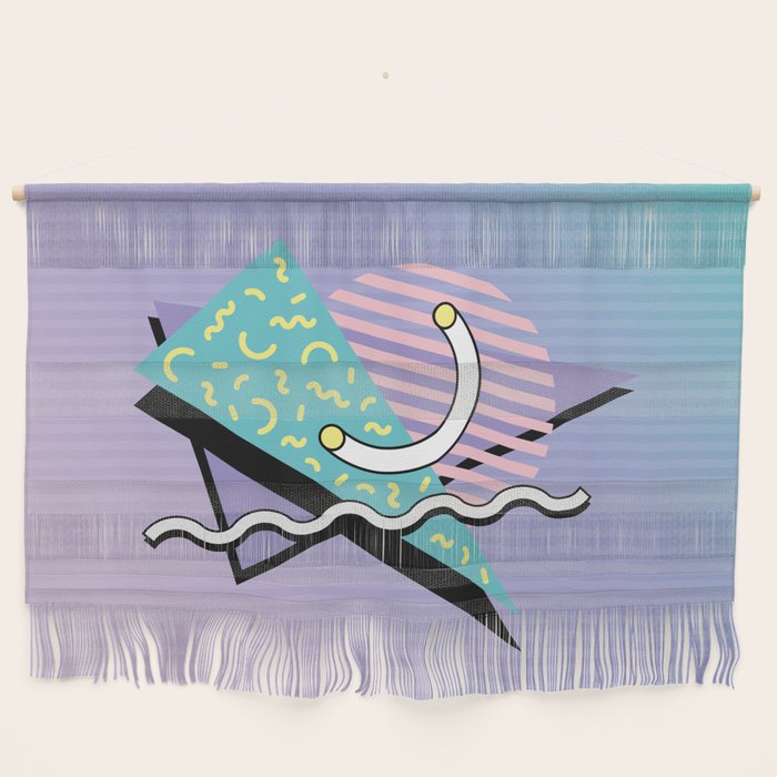 Memphis pattern 76 - 80s / 90s Retro Wall Hanging Gallery Image 1
