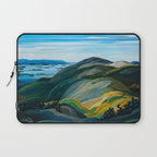Canadian Landscape Franklin Carmichael Art Nouveau Post-Impressionism Laptop Sleeve Gallery Image 1