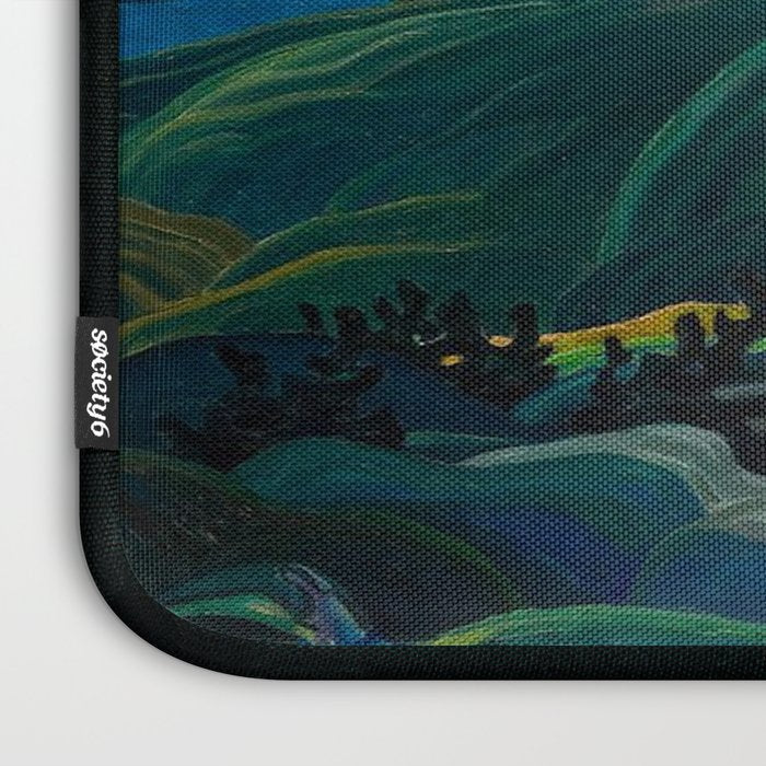 Canadian Landscape Franklin Carmichael Art Nouveau Post-Impressionism Laptop Sleeve Gallery Image 3