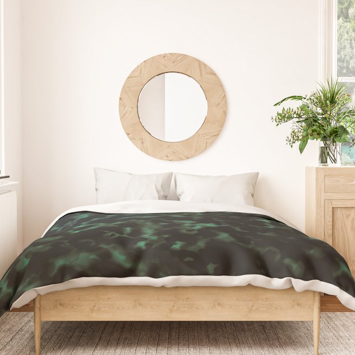 Emerald Green Tortoise Duvet Cover Gallery Image 3