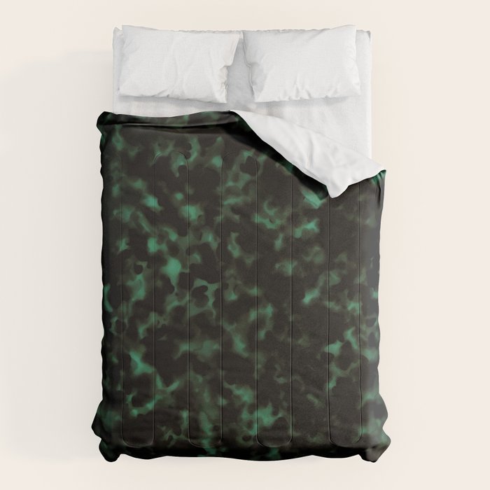Emerald Green Tortoise Comforter Gallery Image 1