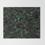 Emerald Green Tortoise Throw Blanket Gallery Image 2