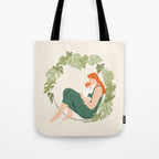 Maternal Bond (Red) Tote Bag Gallery Image 1