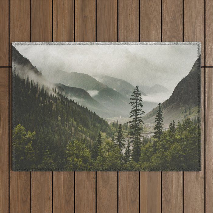 Mountain Valley of Forever Outdoor Rug Gallery Image 1
