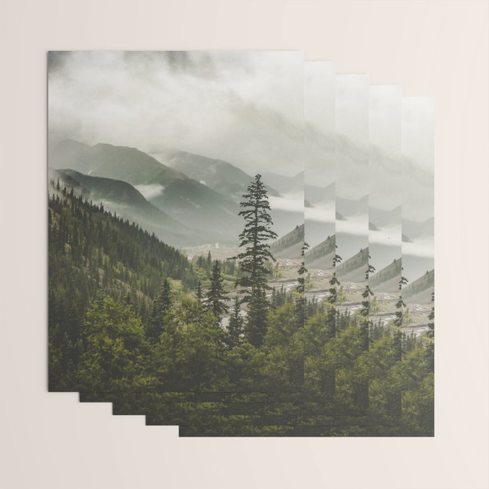 Mountain Valley of Forever Wrapping Paper Gallery Image 3