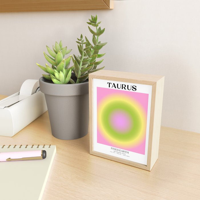 Taurus Gradient Print Mini Art Print Gallery Image 2