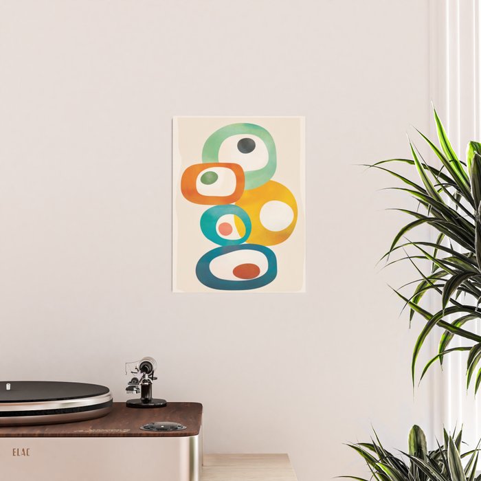 Mid-Century Modern Abstract Art 02 Poster Gallery Image 2