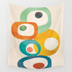 Mid-Century Modern Abstract Art 02 Wall Tapestry Gallery Image 4