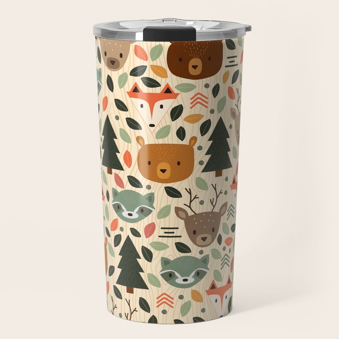 Woodland Creatures Travel Mug Gallery Image 1