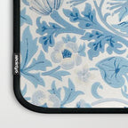 William Morris Strawberry Thief Woad Blue Laptop Sleeve Gallery Image 3