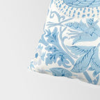 William Morris Strawberry Thief Woad Blue Pillow Sham Gallery Image 4