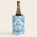 William Morris Strawberry Thief Woad Blue Wine Chiller Gallery Image 1